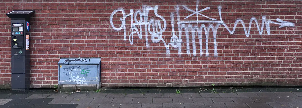 Graffiti-Entfernung - Fassade Sandstrahlen - Köln
