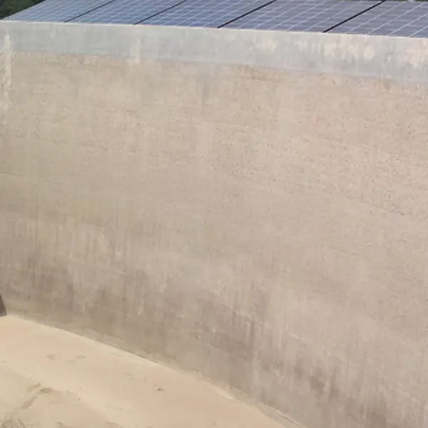 Biogasanlagen reinigen durch Sandstrahlen - nachher