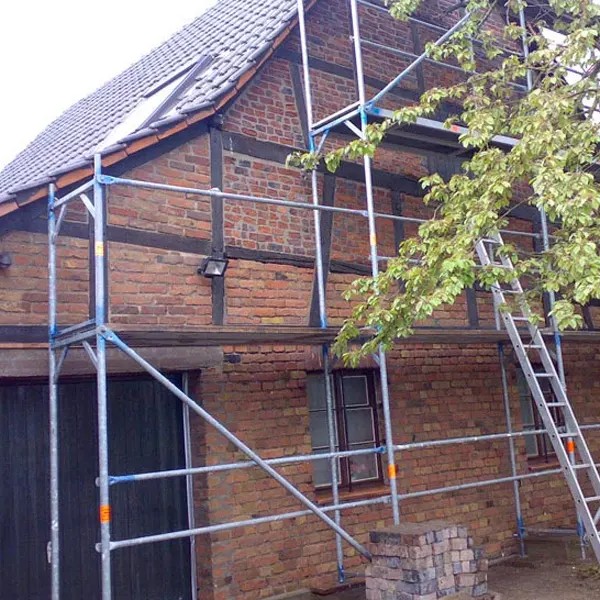 Sandstrahlarbeit - Fassade reinigen durch Sandstrahlen - nachher